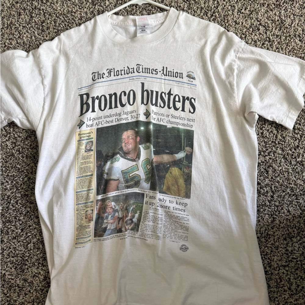 Vintage Jaguars AFC championship tee